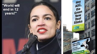 AOC's says world will end in 12 years without her Green New Deal policy