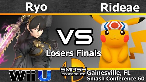 MVG|Ryo (Corrin) vs. GoTE|Rideae (Pikachu & Sheik) - Losers Finals - SC60