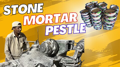 How to Make Stone Mortar & Pestle Set | Hmam Dasta/Khalbatta/Ural/Okhli/ Spice Grinder for Kitchen