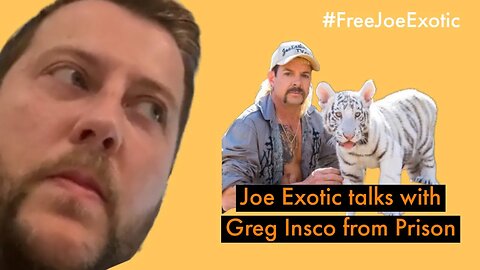 RARE! PRISON PHONE CALL with Tiger King Joe Exotic 2024 presidential candidate falsely incarcerated