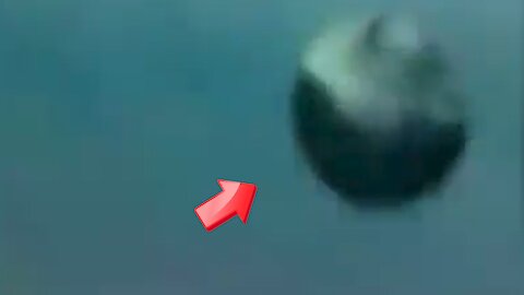 A disc-shaped UFO falls from the sky and explodes [Space]