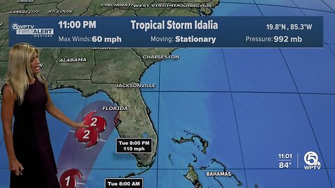 Tropical Storm Idalia: 11 p.m. advisory for Aug. 27, 2023