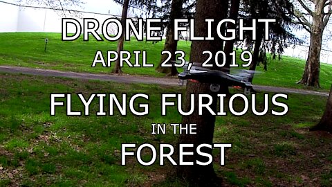 Drone Flight - Flying Furious in the Forest