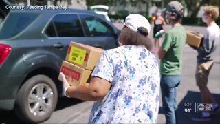 Feeding Tampa Bay super volunteer donates food, time to people in need despite her own unemployment struggles