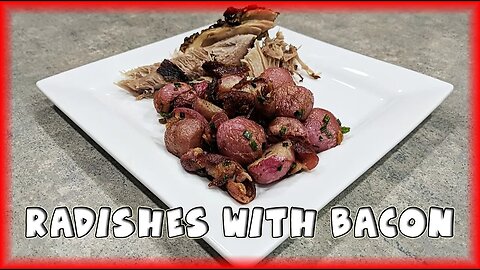 [Keto] Radishes with Bacon | aukey home Alpha Elite Air Fryer Oven