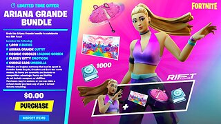 FREE BUNDLE NOW in FORTNITE EVENT! (Ariana Grande)