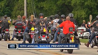 Riding to prevent suicide