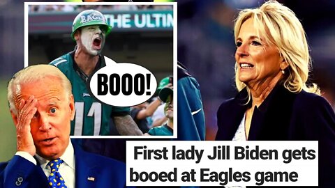 First Lady Jill Biden Gets BOOED Off The Field By Philadelphia Eagles Fans