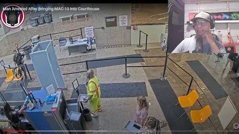 Dude Brings A Mac 10 And A 9 Into A Courthouse By Accident