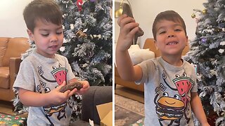 Humble Kid Is So Grateful For 'Fake Poop' Christmas Present