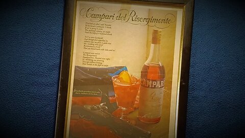 CURIOS for the CURIOUS 111: "Campari del Risorgimento" Magazine ad, July 24 1974