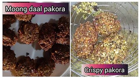 I tried first time sabut moong daal pakora recipe || crispy and tasty pakora recipe ||