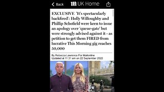 How sad is your life to care that Holly Willoughby and Phillip Schofield may have jumped the queue?