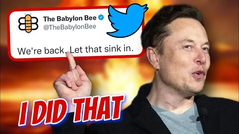 Elon Musk Announces HUGE New Twitter Policy - Major Accounts REINSTATED