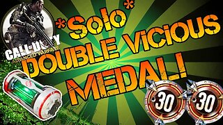 COD: Advanced Warfare ~ *SOLO* 'Double Vicious' MEDAL! 64 - 1! (Skilled-based matchmaking)?