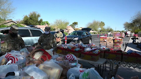 03/22/2021 AZ National Guard supports Queen Creek foodbank
