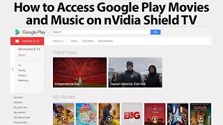 How to Access Google Play Content on nVidia Shield TV