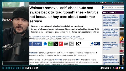 Amazon & Wal Mart ABANDON Self Check Out, Skyrocketing Crime Causes Companies To bring Back HUMANS