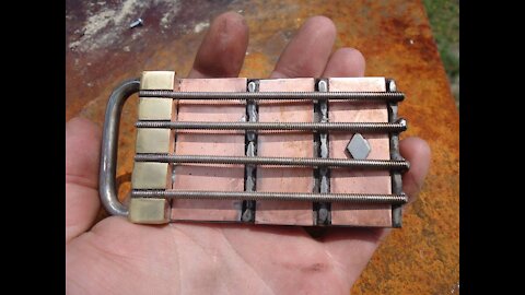 BASS GUITAR Belt buckle!!! RT ARTISAN WORKS!