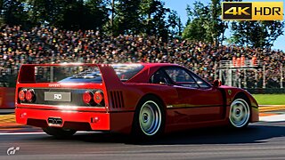 GRAN TURISMO 7 (PS5) - FERRARI F40 on Autodromo Nazionale Monza | PS5 4K 60FPS HDR Gameplay