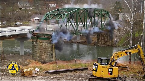 89-Year-Old Bridge IMPLODES Into River