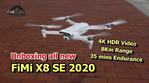 FIMI X8 SE 2020 8KM FPV 3 Axis Gimbal 4K HDR GPS Aerial Filming Drone