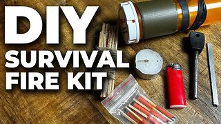 DIY Bushcraft Survival Fire Kit Hack