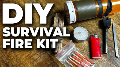 DIY Bushcraft Survival Fire Kit Hack