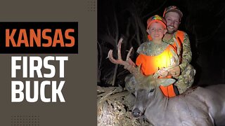 Six Year Old's First Buck in Kansas - Eason Season