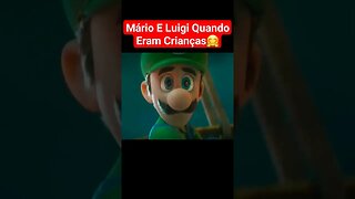 Mário E Luigi Quando Eram Crianças - Cena Super Mário Bros O Filme