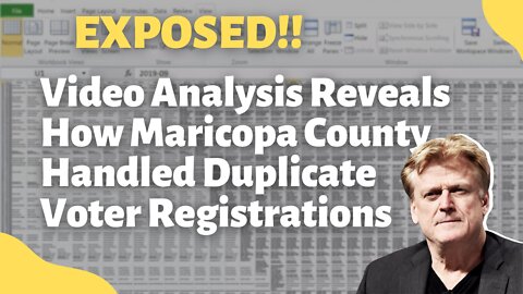 Video Analysis Raises Questions about Maricopa's Handling of Duplicate Voter Registrations