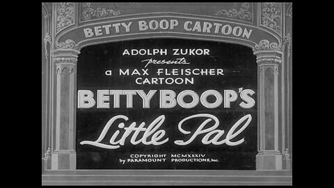 Betty Boop - Betty Boop's Little Pal (1934)