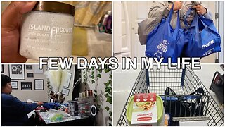 A FEW DAYS IN MY LIFE | walmart haul, office clean, amazon unboxing, room updates, etc