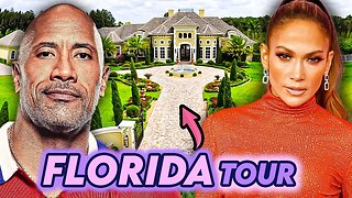 10 Celebrities Who Live In Florida | J.Lo, The Rock & More