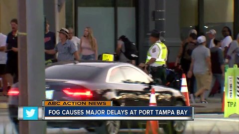 Fog causes delays out of Port of Tampa Bay