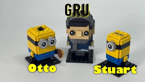 Stu Gru and Otto Lego Brickheadz 40420