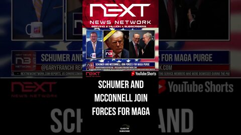 Schumer and McConnell Join Forces for MAGA Purge #shorts