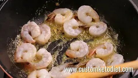 Keto Hoisin Butter Prawns.