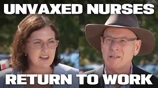 Unvaccinated nurses can FINALLY return to work in Queensland, but there's a catch!