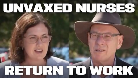 Unvaccinated nurses can FINALLY return to work in Queensland, but there's a catch!
