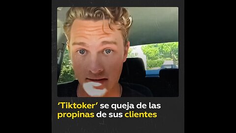 ‘Tiktoker’ crea polémica tras quejarse de sus propinas como camarero