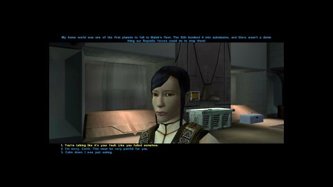 SWKOTOR – Lady rushes to the rescue – Taris Upper City South