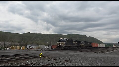 Lucky Geese & an intermodal