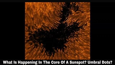 What Is Happening In The Core Of A Sunspot? Umbral Dots?