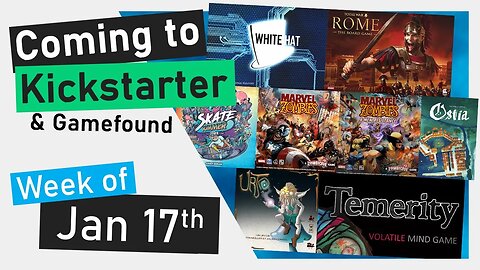 📅Kickstarter Boardgames | Marvel Zombies a Zombicide Game & X-Men Resistance, Total War ROME, Ostia