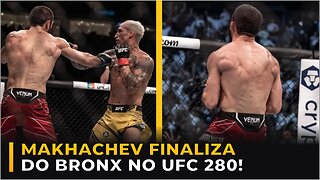 ISLAM MAKHACHEV FINALIZA DO BRONX E É O NOVO CAMPEÃO PESO LEVE DO UFC!