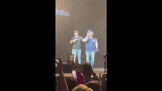 Country Music Star Luke Bryan Brings Governor DeSantis On Stage To thunderous applause and cheers