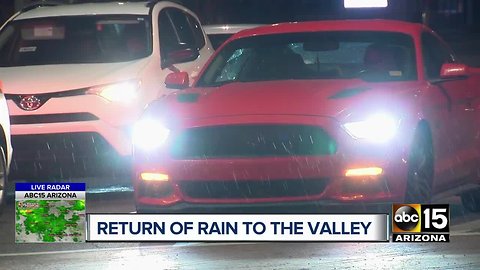 Rainy days ahead for the Valley