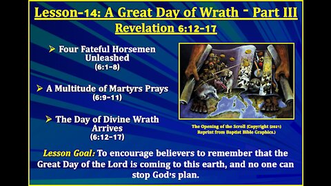 Revelation Lesson-14: A Great Day of Wrath - Part III