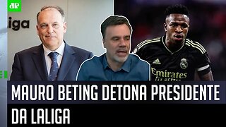 "A VÍTIMA não é LaLiga, é o Vini Jr" Mauro Beting É SINCERO após RACISMO!